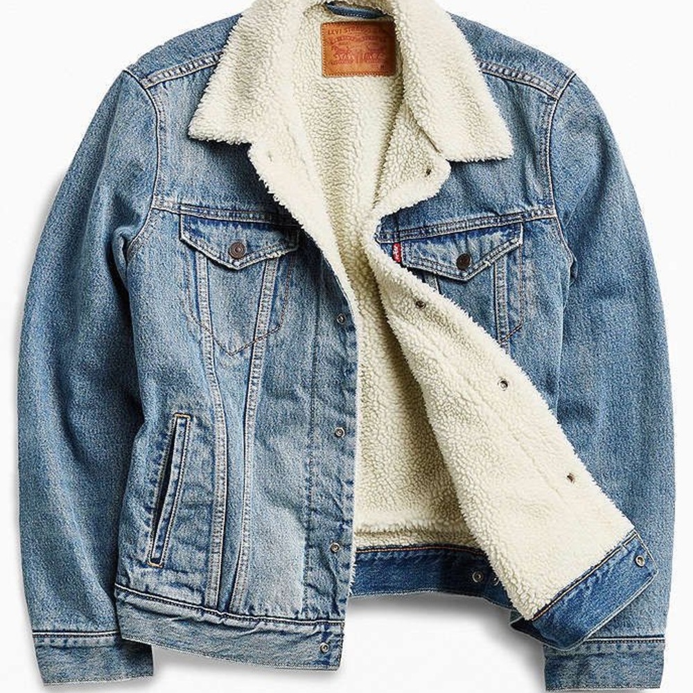 Denim Sherpa Jacket